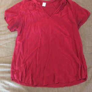 Maroon old navy petite top
